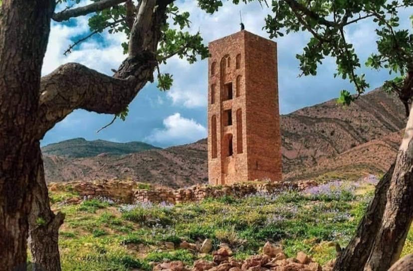 The ruins of Al Qal'a of Beni Hammad, the UNESCO-listed Hammadid capital in M'Sila state, Algeria