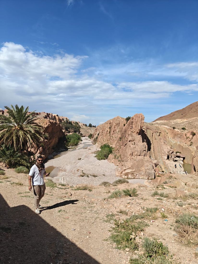 An Algeria Compass traveller on tour in Algeria