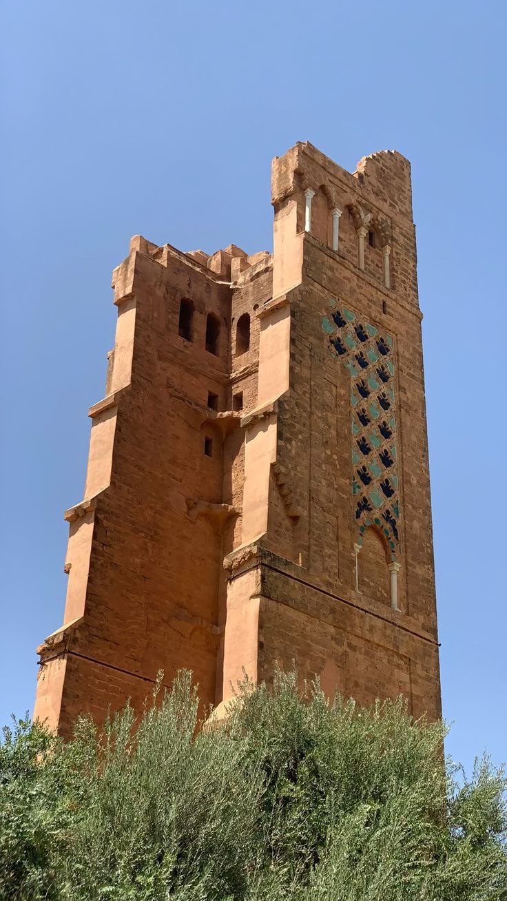 The half-ruined minaret of the Mansourah mosque in Tlemcen
